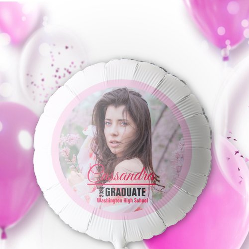 Elegant Graduate Custom Photo Balloon