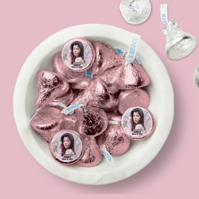 Elegant Graduate Custom Photo Hershey®'s Kisses® (Creator Uploaded)