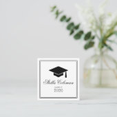 Elegant graduate graduation name card (Standing Front)