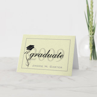 Elegant Graduation Announcement - 2009