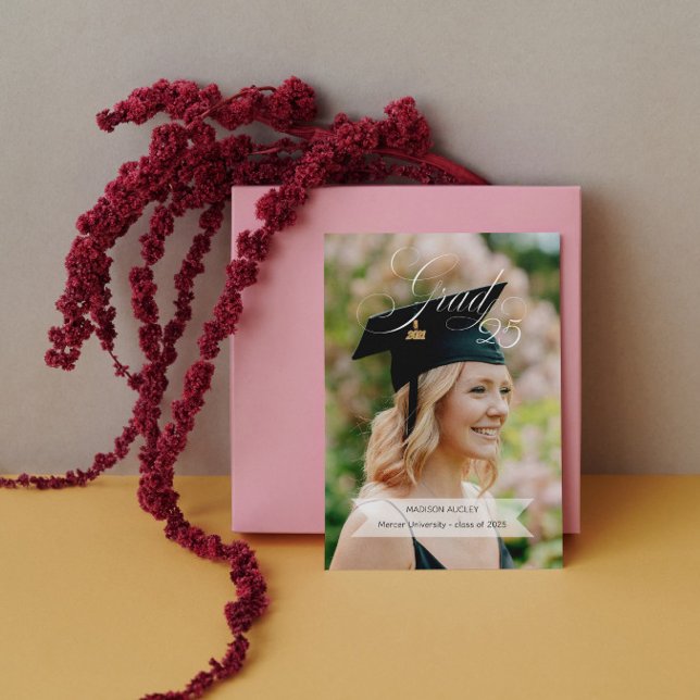 Elegant Graduation Announcement Multiple Photos (Creator Uploaded)