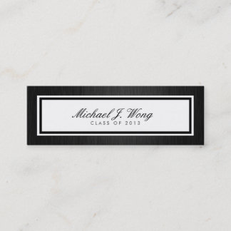 Elegant Graduation Announcement Name Cards