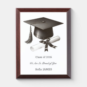 Elegant Graduation Award Plaque