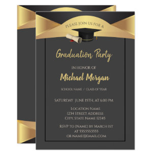 Masters Degree Graduation Invitations | Zazzle