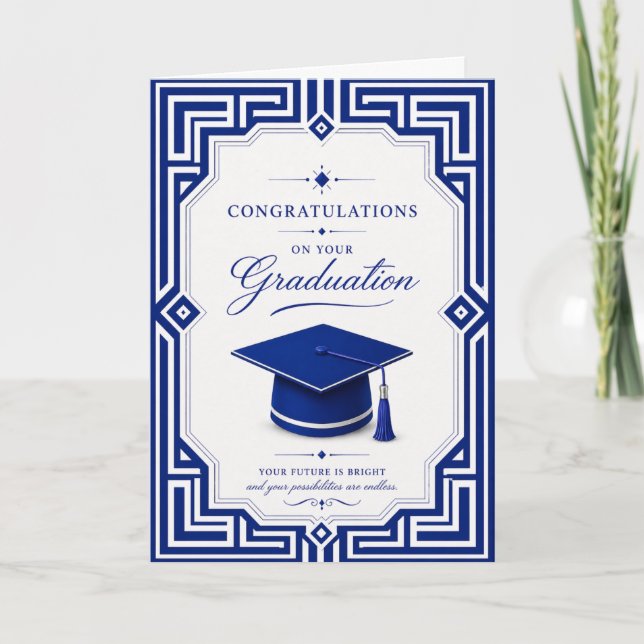 Elegant Graduation Card (Front)