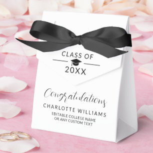 Elegant Graduation Class of 2026 Congrats Grad Favor Boxes