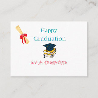 Elegant Graduation Enclosure Card