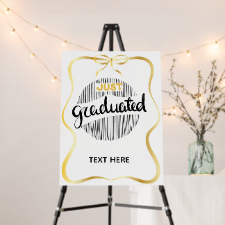 Elegant Graduation Foam Board
