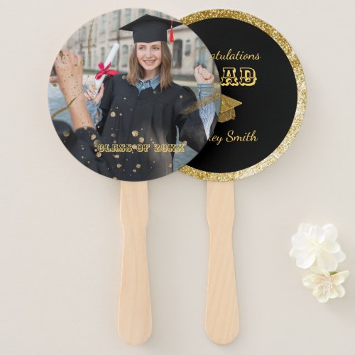 elegant Graduation Hand Fan