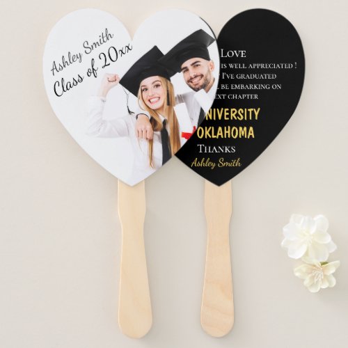 elegant Graduation Hand Fan