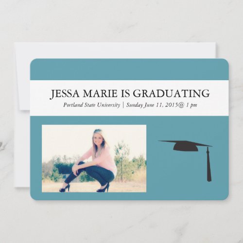 elegant graduation invitation