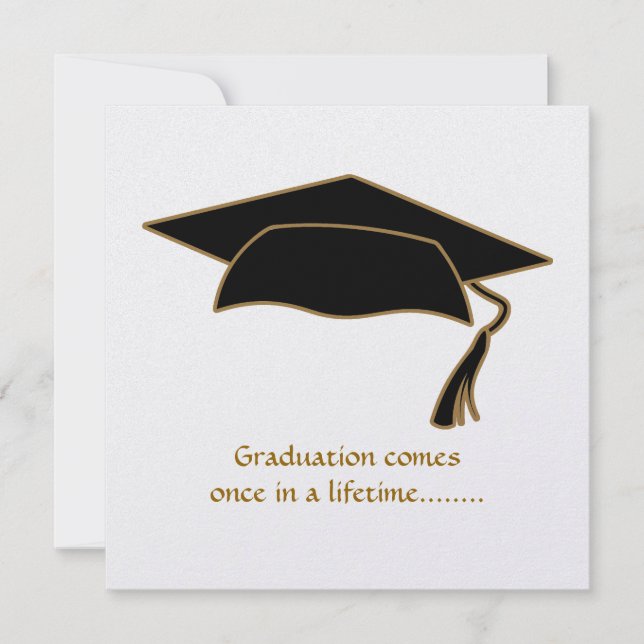 Elegant Graduation Invitation (Front)