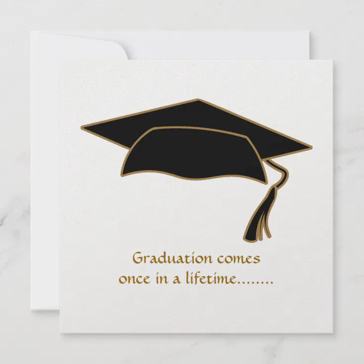 Elegant Graduation Invitation | Zazzle