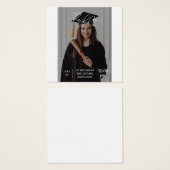 Elegant Graduation Invitation — "the Did It! (Front & Back)