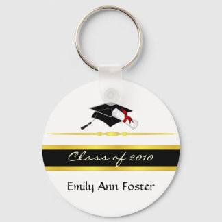 Elegant Graduation Key Ring - Class of 2010