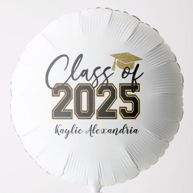 Elegant Graduation - Large Helium Balloon (Front)