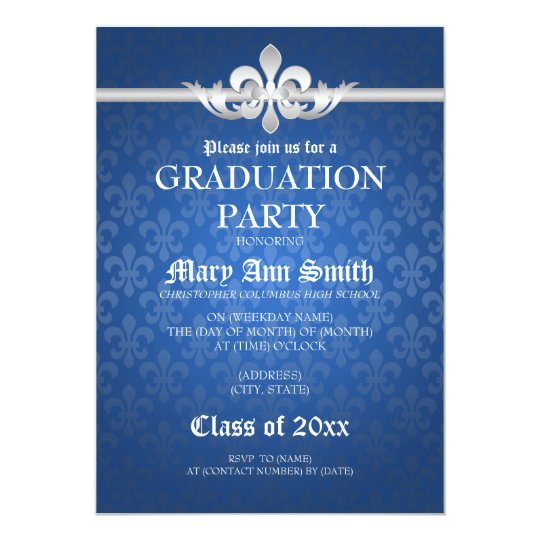 Elegant Graduation Party Gold Lights And Sparkles Invitation