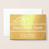 Elegant Graduation Party Invitation (Front With Envelope)
