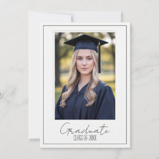 Elegant Graduation Party Invitation