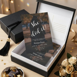 Elegant Graduation Party Invitation