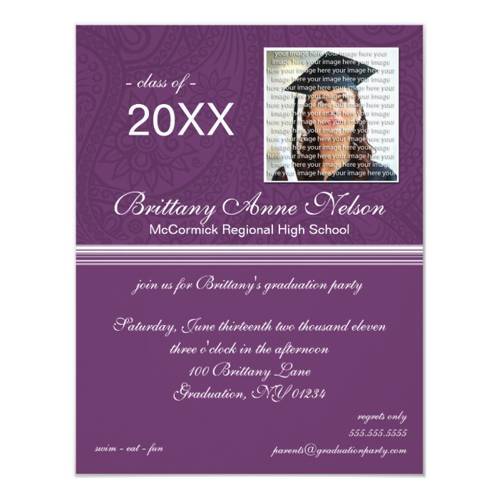 Elegant Graduation Party Invitations Zazzle