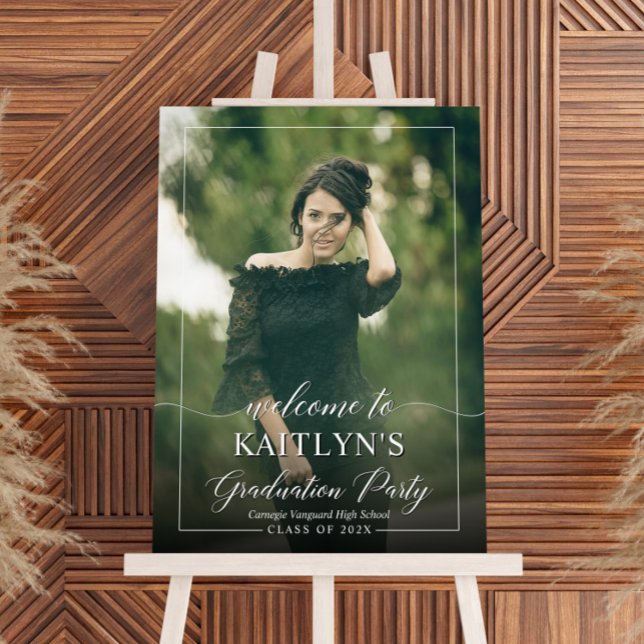 Elegant Graduation party Welcome Sign  (Creator Uploaded)