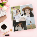 Elegant Graduation Photo Collage Memories Book 3 Ring Binder<br><div class="desc">Stylish and beautiful graduation memories photo keepsake binder to put your photos, etc. of your graduation journey for you to cherish for years to come. Our design features an 8 photo collage gride for you to add your special photo memories. Four photos on the front of the binder and four...</div>