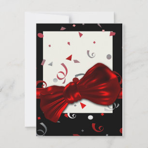 Elegant graduation prom formal party invitation