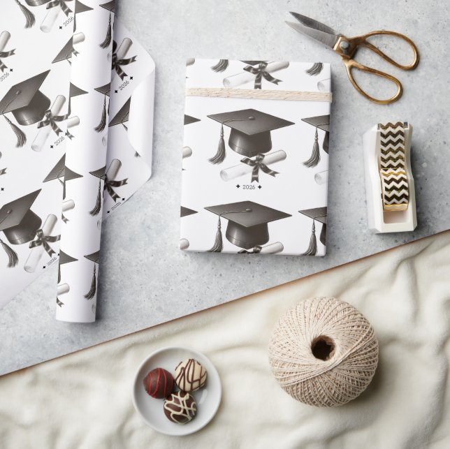 Elegant Graduation Wrapping Paper (Crafts)