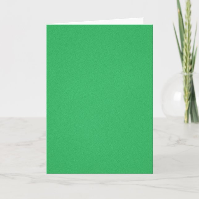 Elegant Grainy Green Note Card Template (Front)