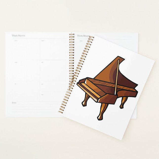 Elegant Grand Piano Music Lovers Design  Planner (Creator Uploaded)