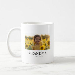 Elegant Grandma Photo Coffee Mug