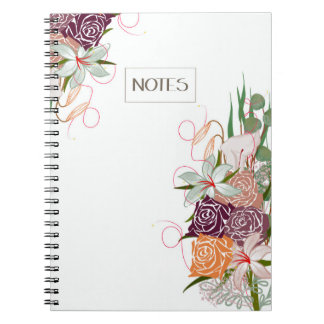 Elegant Gratitude Journal Floral Bouquet Design II