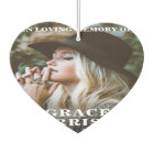 Elegant Grave Site Photo Memorial Tribute