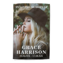 Elegant Grave Site Photo Memorial Tribute