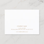 Elegant Gray AfterCare for Lash Extensions Salon Business Card (Back)