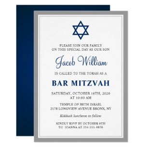 bar bat mitzvah invitations