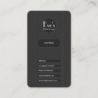 Elegant Gray Business Card