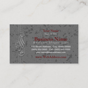 Elegant Gray Business Cards