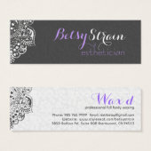 Elegant Gray Damasks White Lace Reversible (Front & Back)