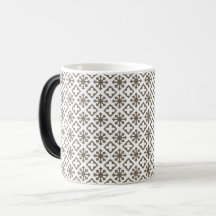 Elegant Gray Geometric Ornamental Pattern