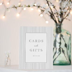 Elegant Gray Minimalist Gratitude Sign
