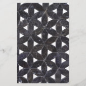 elegant Gray Mosaic flower of life Tile pattern (Front)