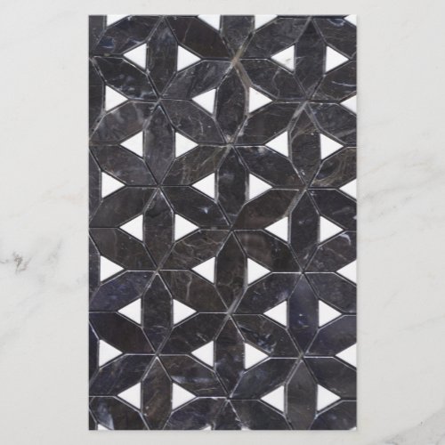 elegant Gray Mosaic flower of life Tile pattern
