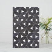 elegant Gray Mosaic flower of life Tile pattern (Standing Front)