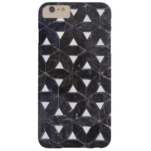 elegant Gray Mosaic flower of life Tile pattern Barely There iPhone 6 Plus Case