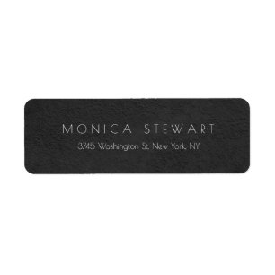 Elegant Gray Professional Modern Personal Unique Label