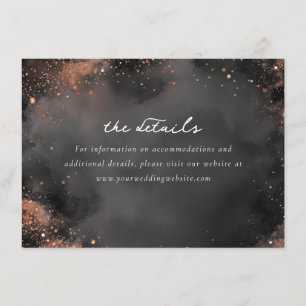 Elegant Gray Sparkling Abstract Enclosure Card