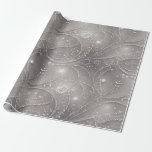 Elegant Gray, Strands of Beads, Pearls and Light Wrapping Paper<br><div class="desc">Give your recipients your best. Use this lovely, sophisticated beaded, print "jeweled" with no actual glitter, foil, or beading, high-quality gift wrap with a grid back for easy cutting. You'll appreciate the ease of use and your recipients will love its elegant beauty. Good for all occasions and holidays, very versatile....</div>