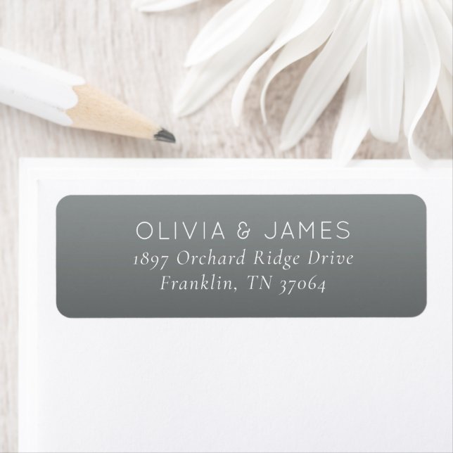 Elegant Gray Typographic Label (Insitu)